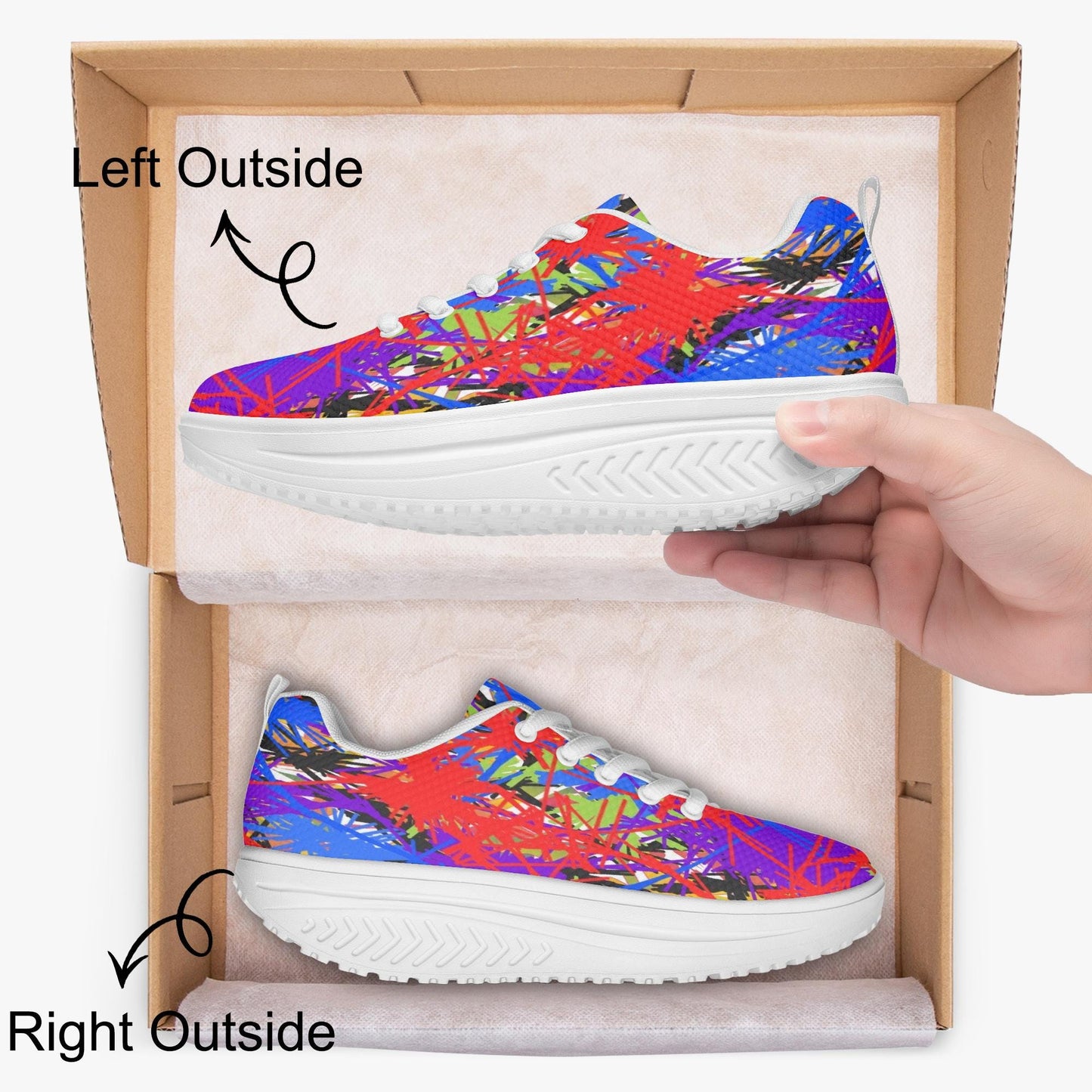 Splash Out Casual Women’s Mesh Rocking Shoes