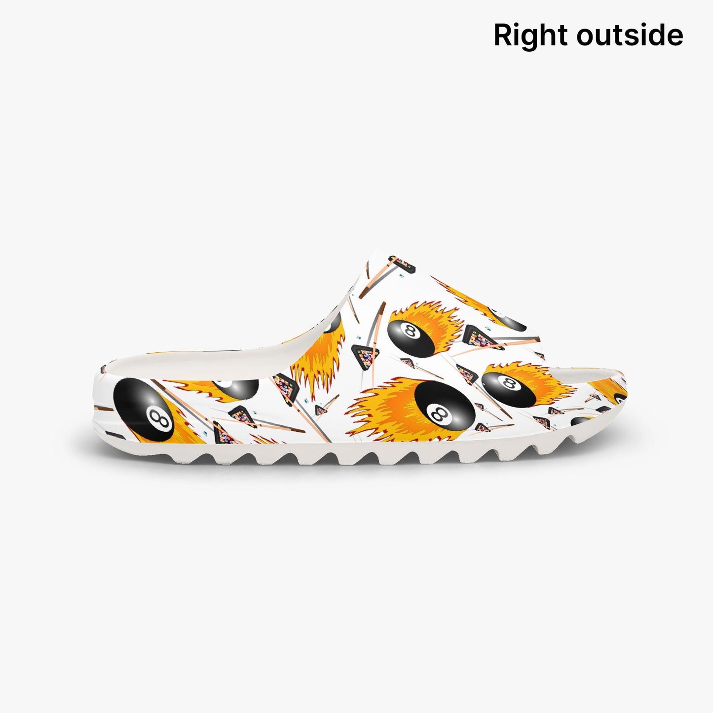 Fire 8-Ball AOP Slides