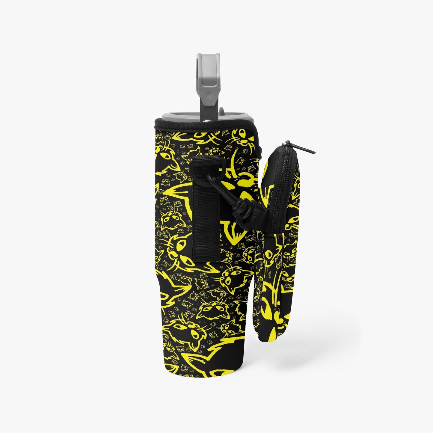 Yellow Mellow Tumbler Sleeve with Phone Holder