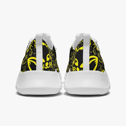 Black Yellow Mellow Women's Running Shoes