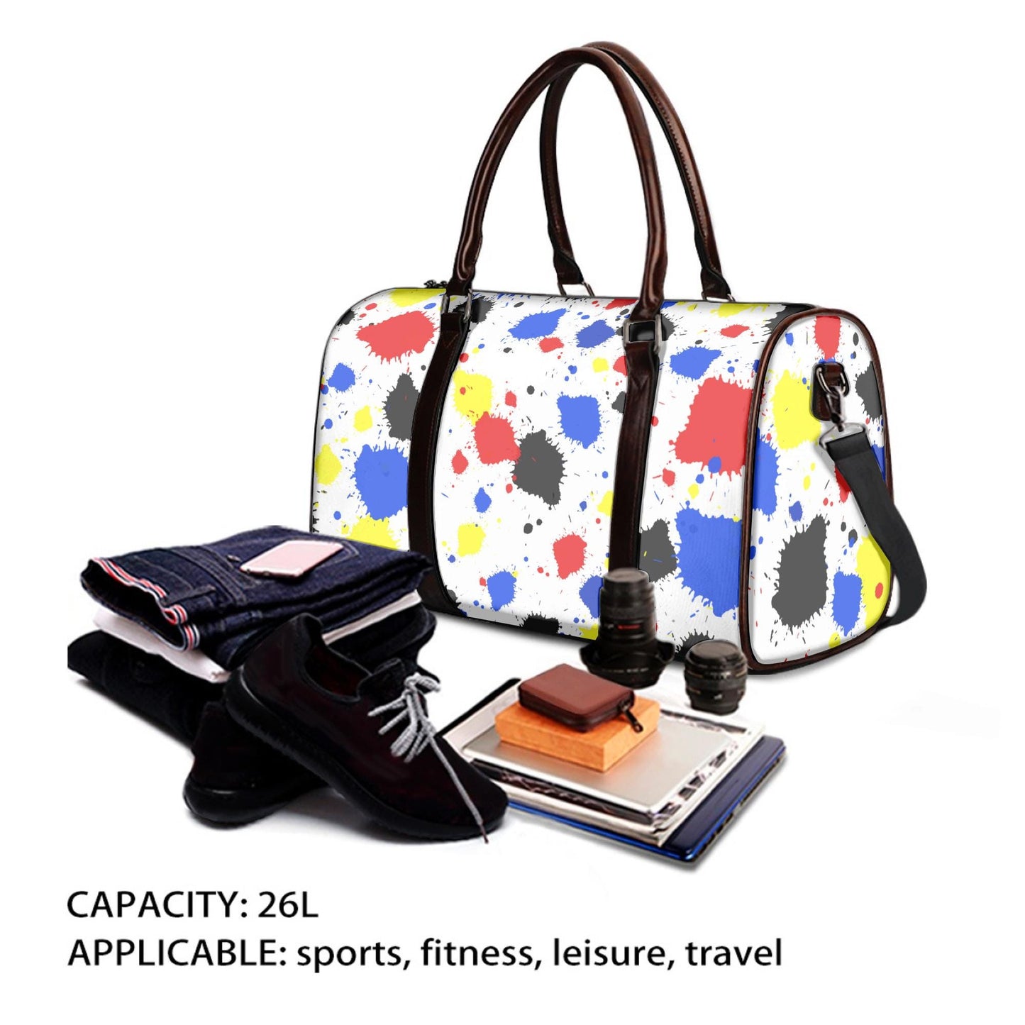 Paint Drip Duffle Bag
