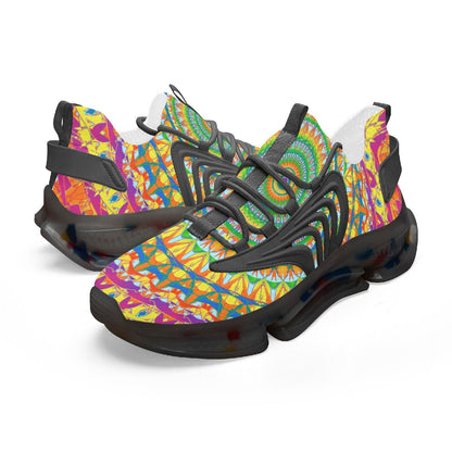 Heavenly Stylish Wings Style Bounce Mesh Knit Sneakers