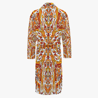 Heavenly Cross Men's Loose-fitting Bathrobe