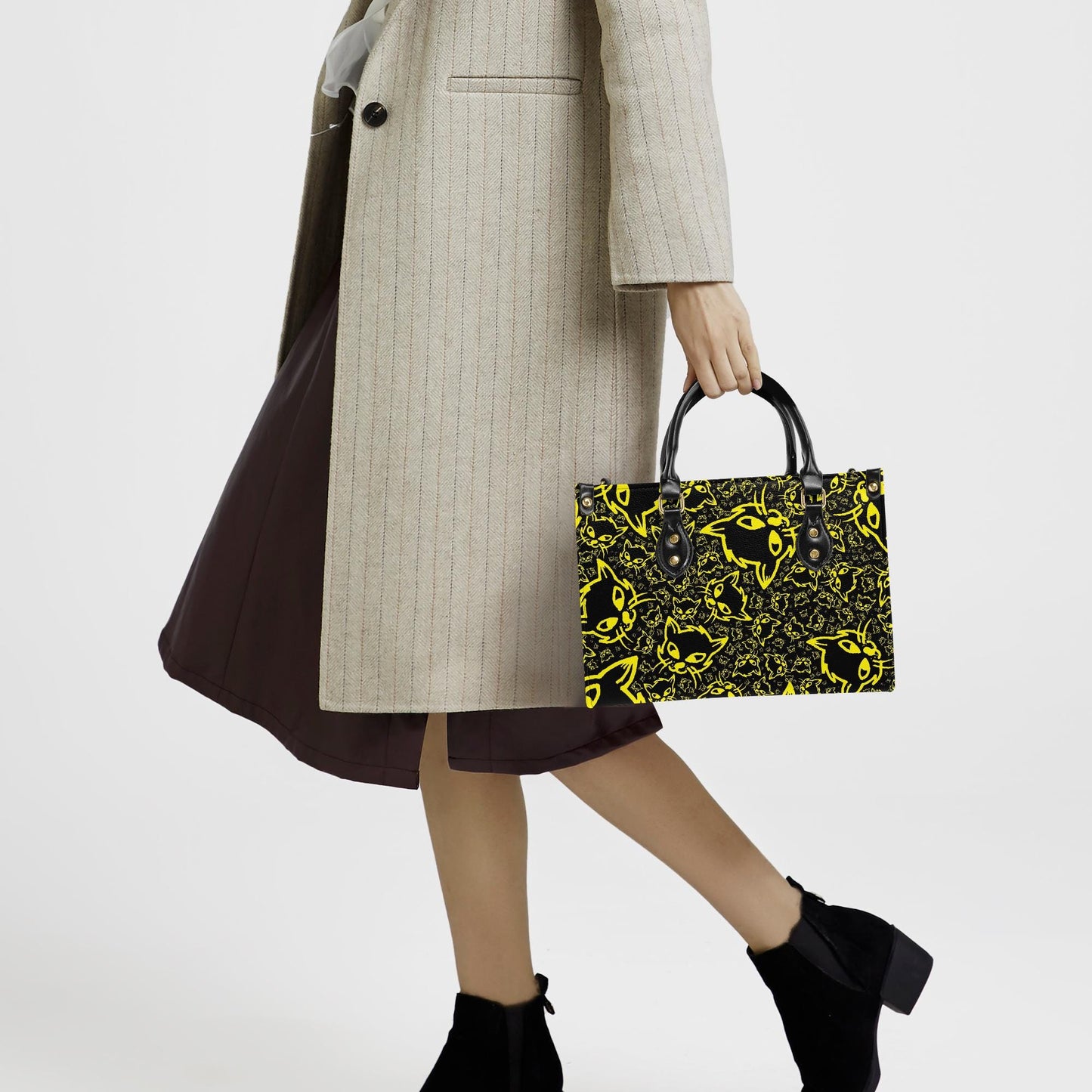 Black Yellow Mellow Concise Type Women's Tote Bag