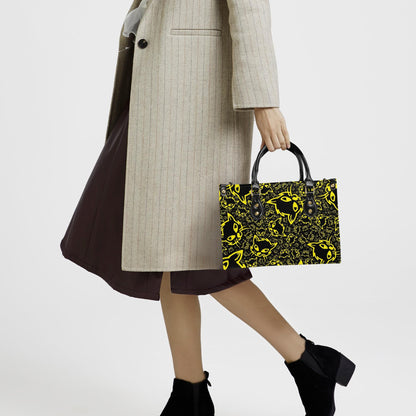 Black Yellow Mellow Concise Type Women's Tote Bag