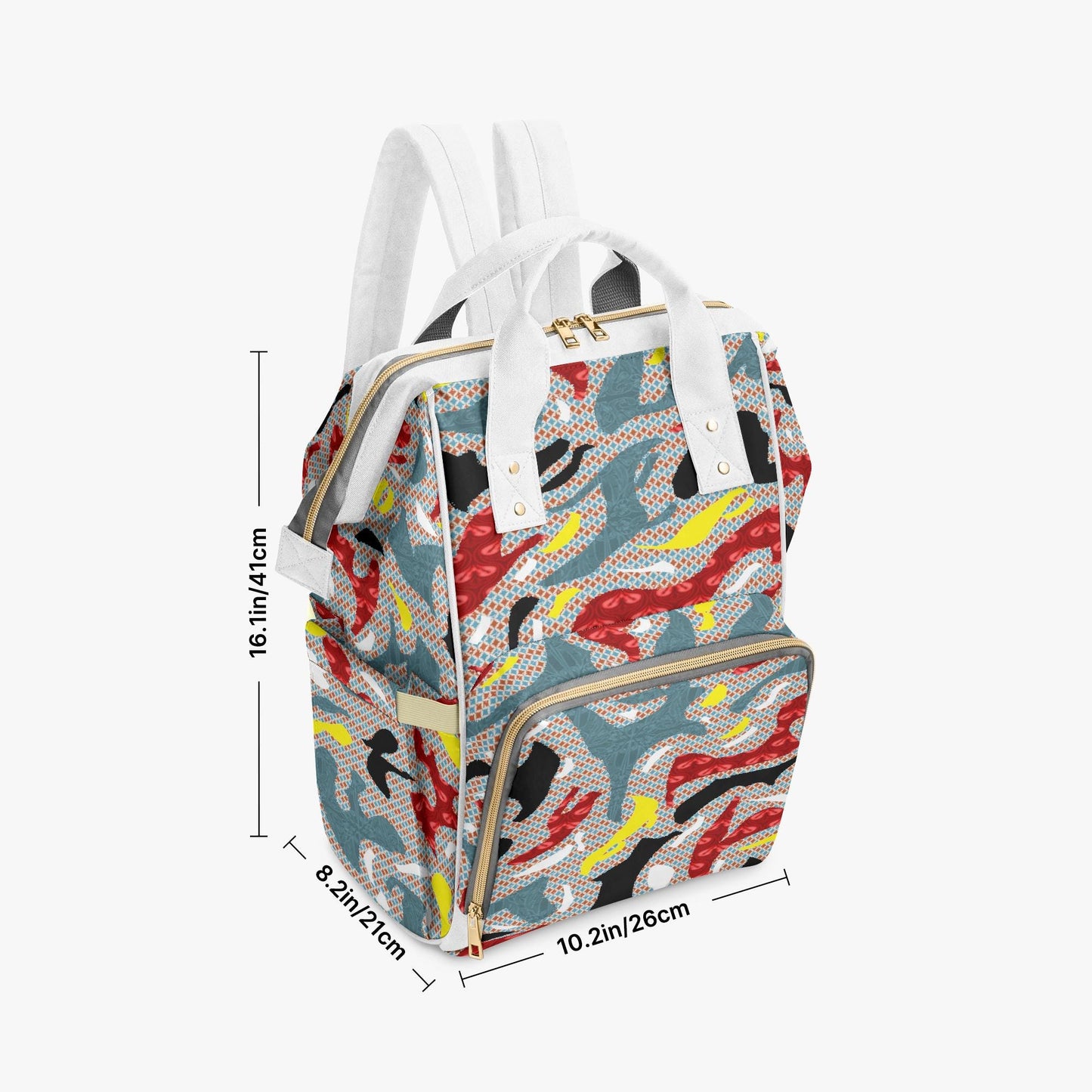 Vibrant Maze Baby Momaz Diaper Backpack