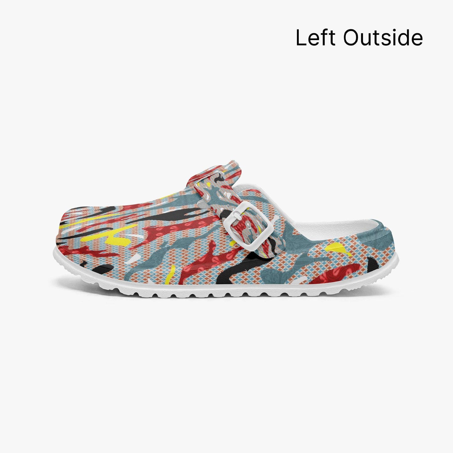 Vibrant Maze EVA Nurse Clogs