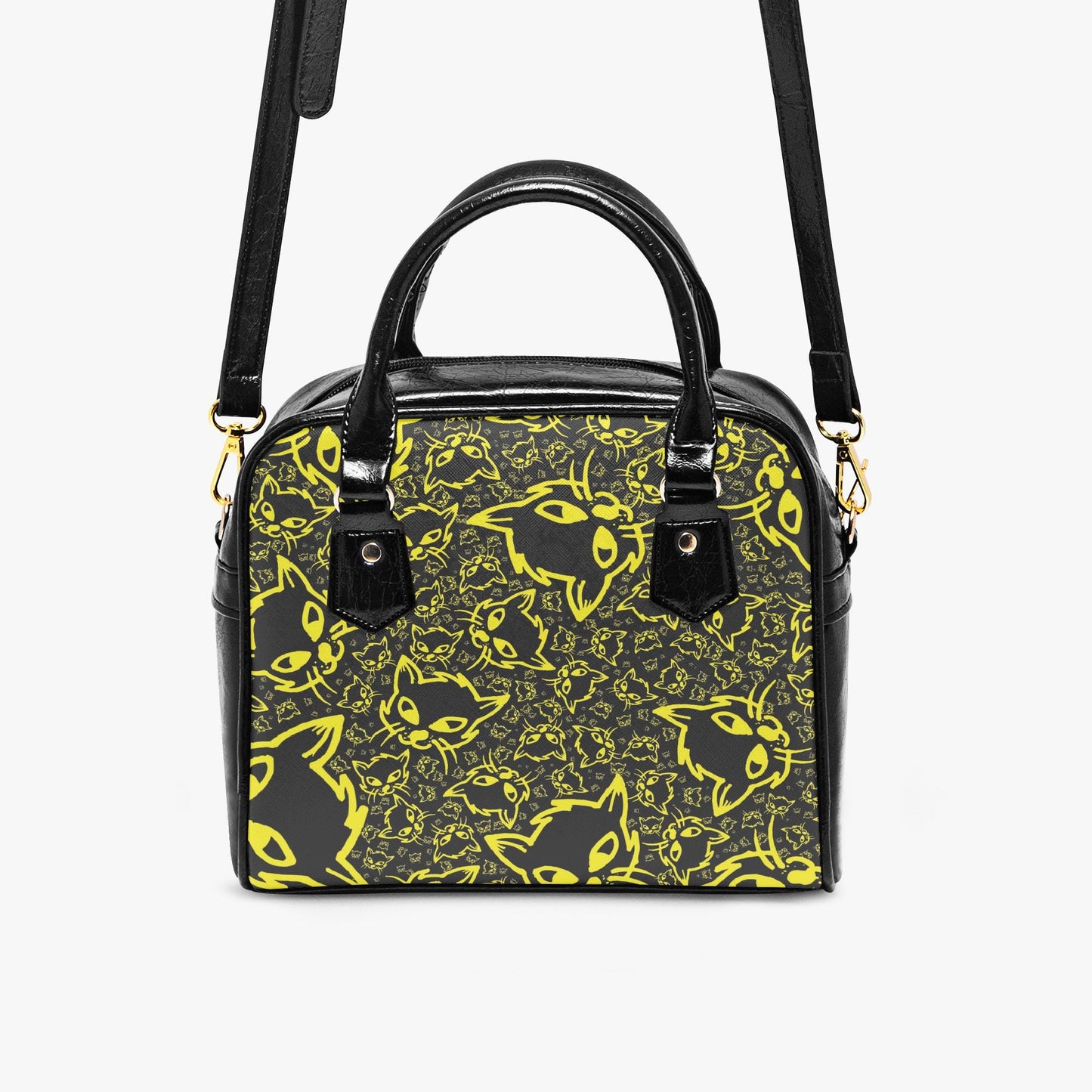 Yellow Mellow Casual Leather Saddle Bag
