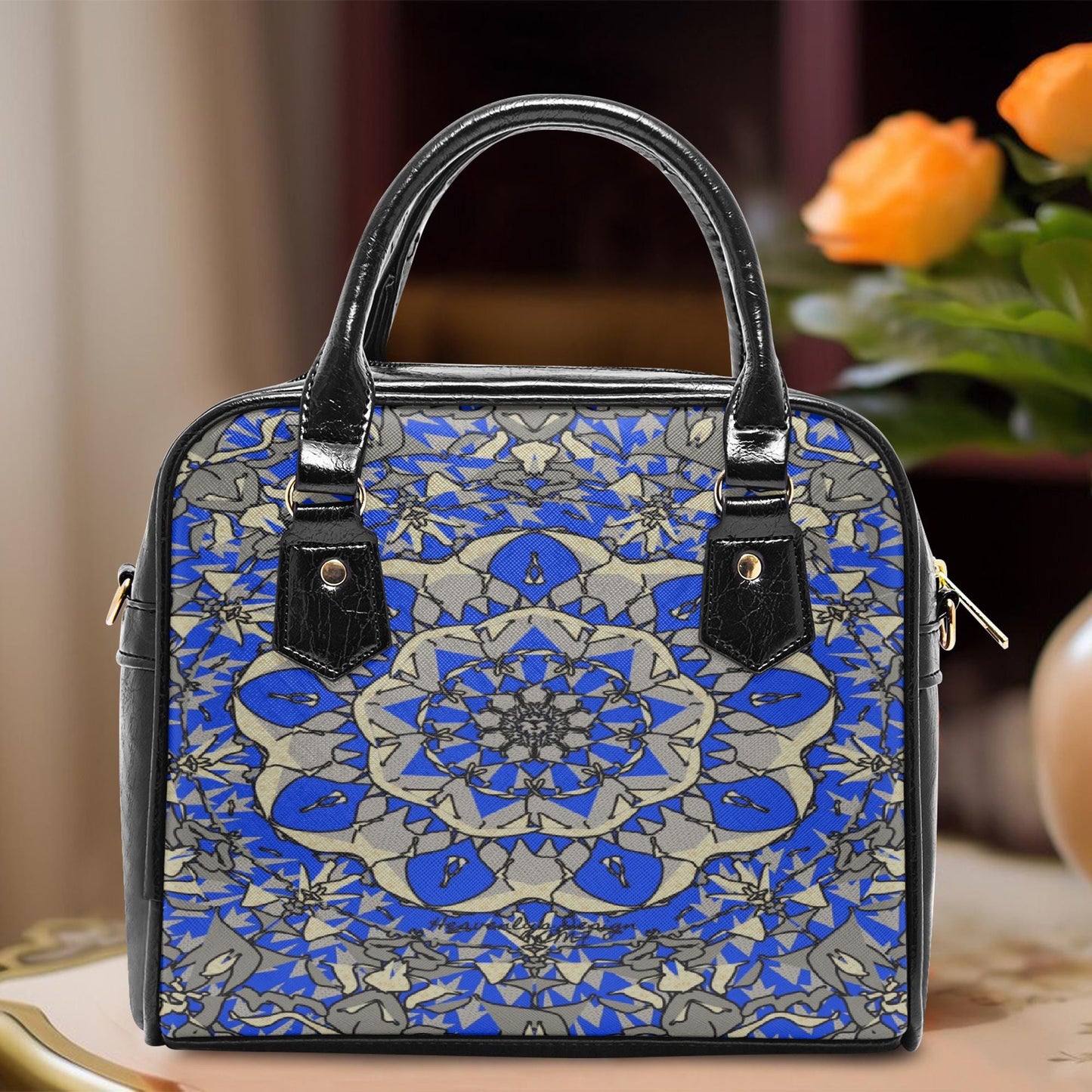 Blue Breeze Casual Leather Saddle Bag