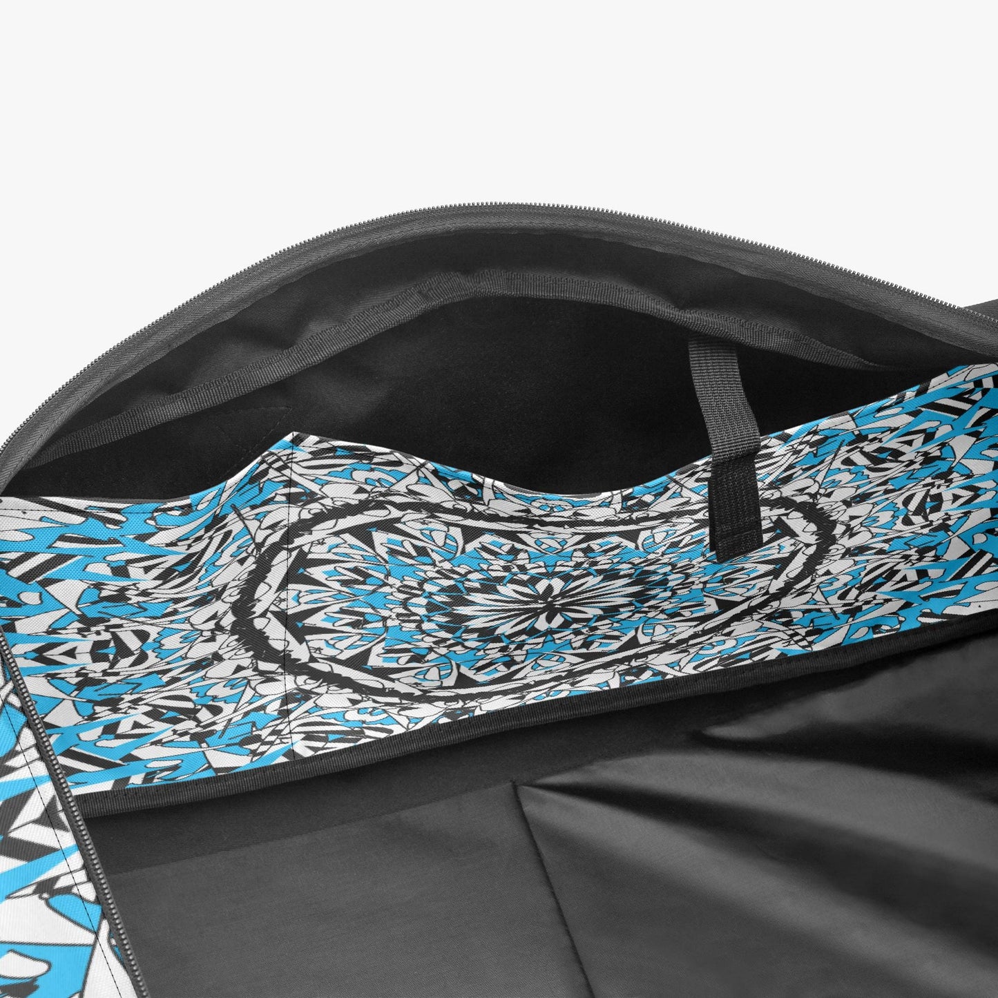 Flower Bloom In Blue Duffel Bag
