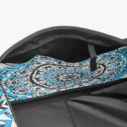 Flower Bloom In Blue Duffel Bag