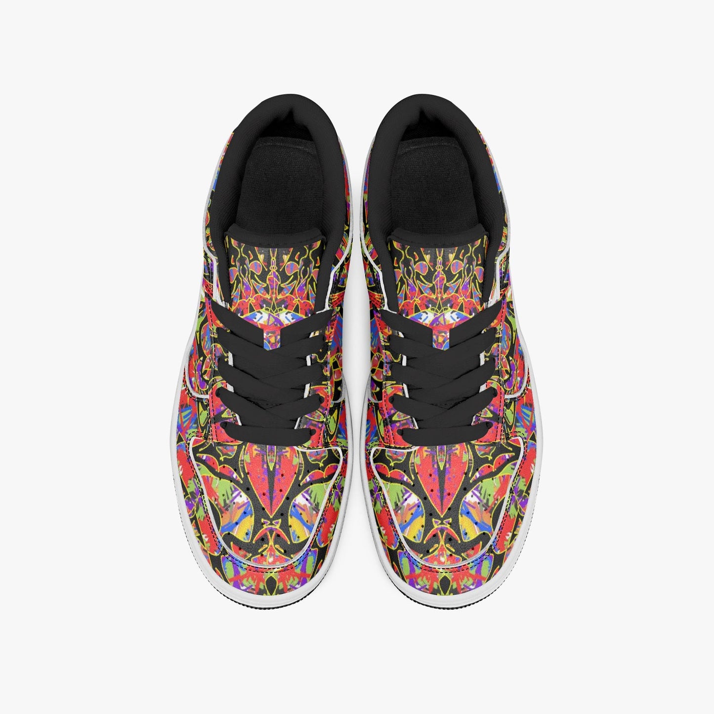 Color Bound Dunk Stylish Low-Top Leather Sneakers