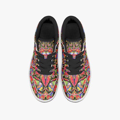 Color Bound Dunk Stylish Low-Top Leather Sneakers
