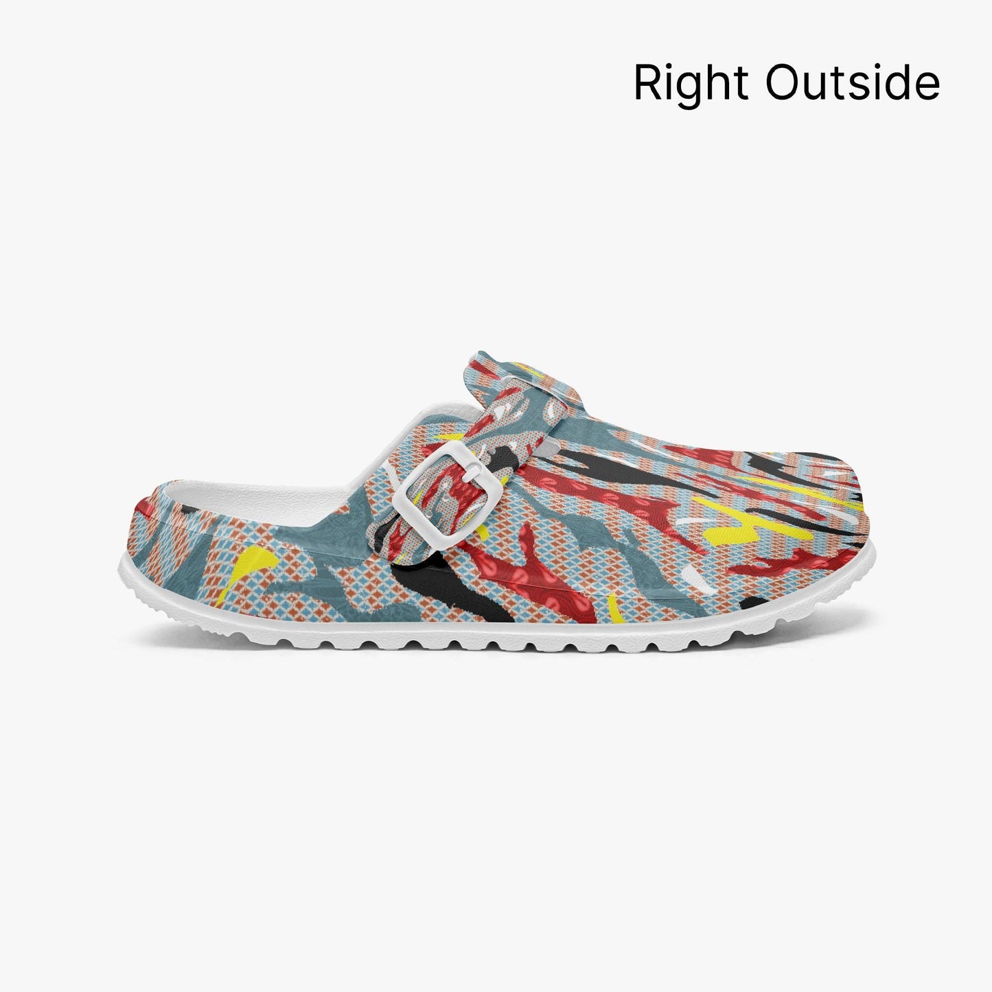 Vibrant Maze EVA Nurse Clogs