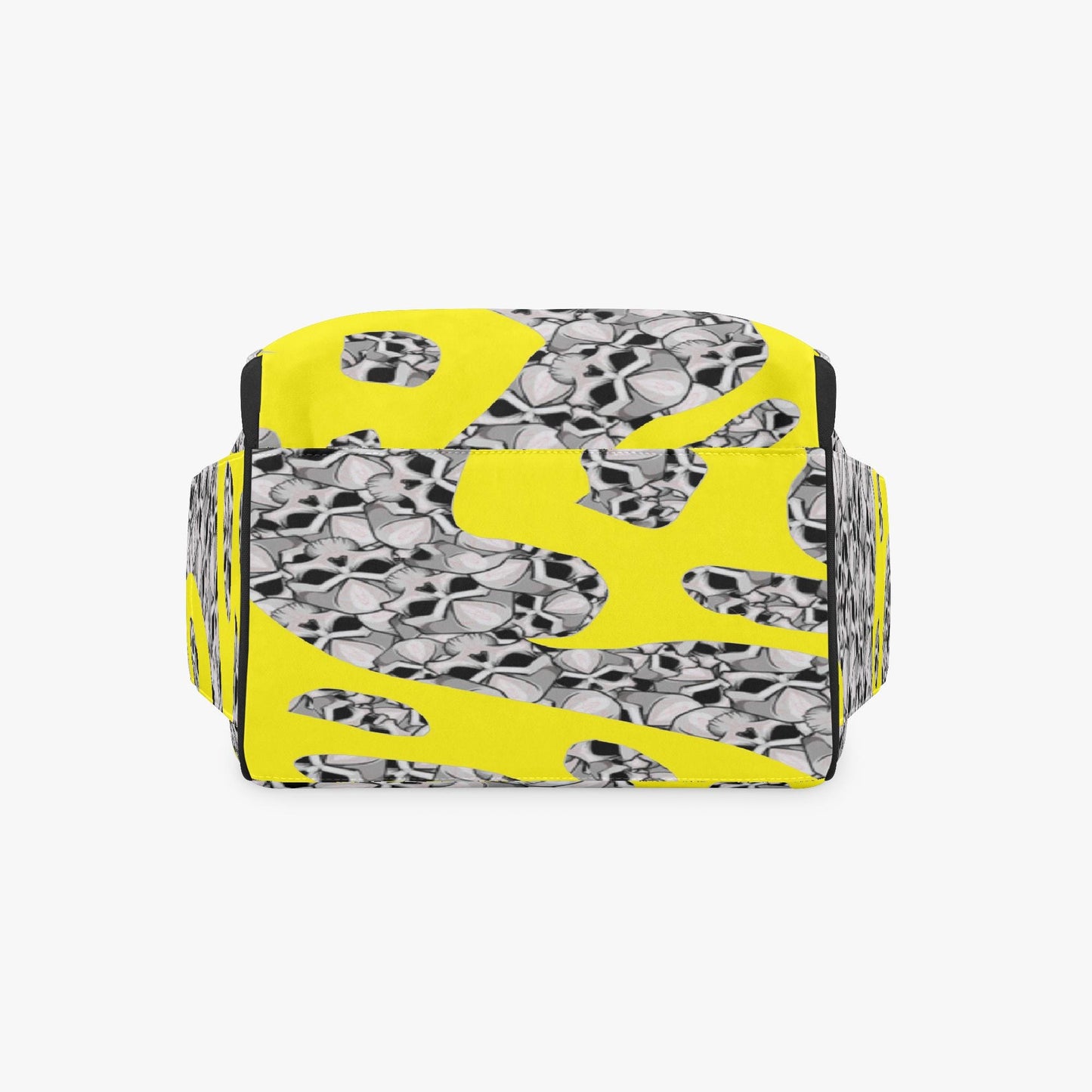 Skulls In Yellow Baby Momaz Diaper Backpack