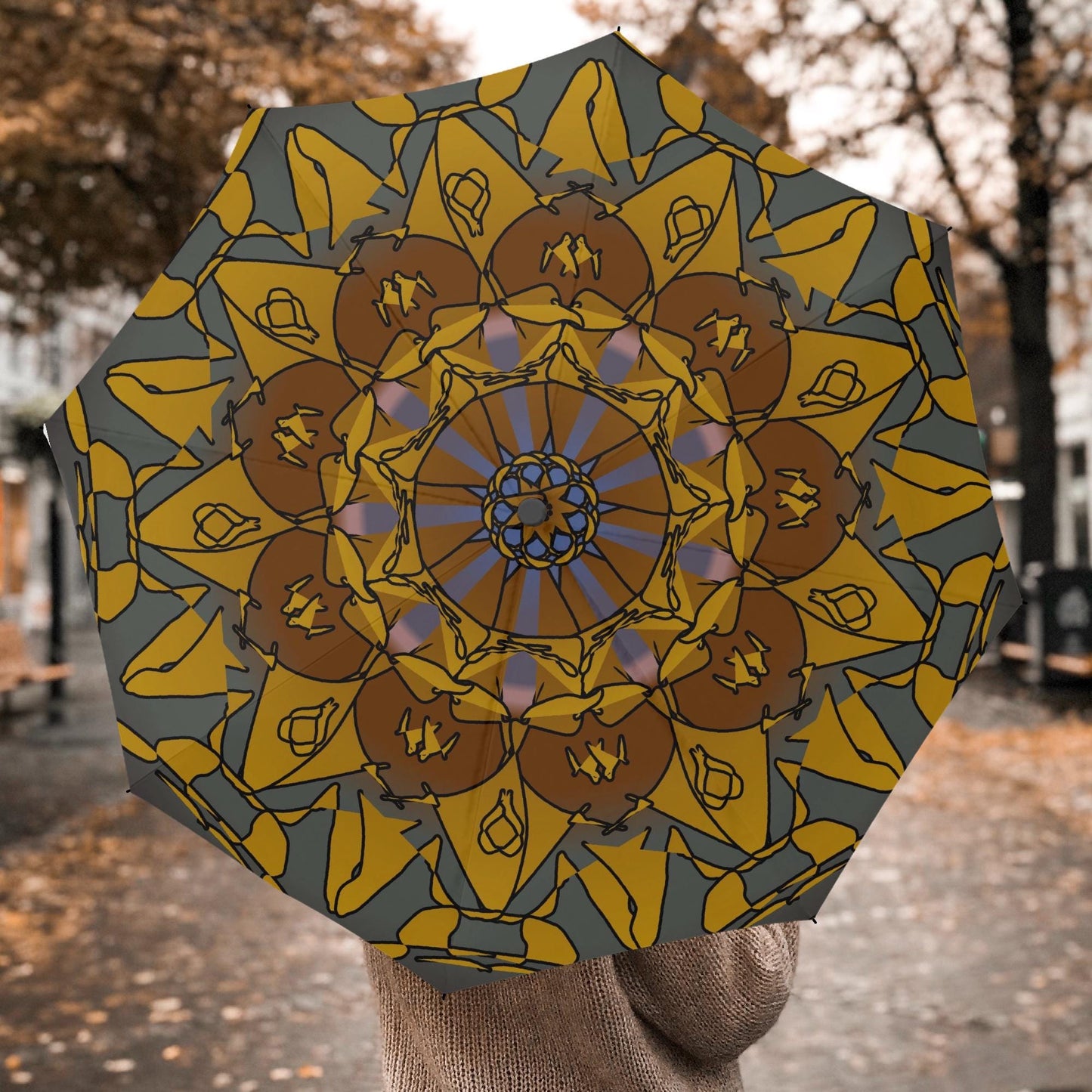 Heavenly Time Automatic Folding Umbrella