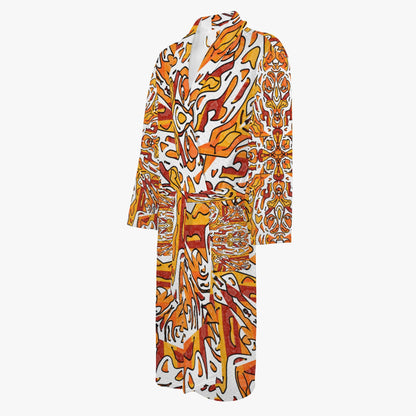 Heavenly Cross Men's Loose-fitting Bathrobe