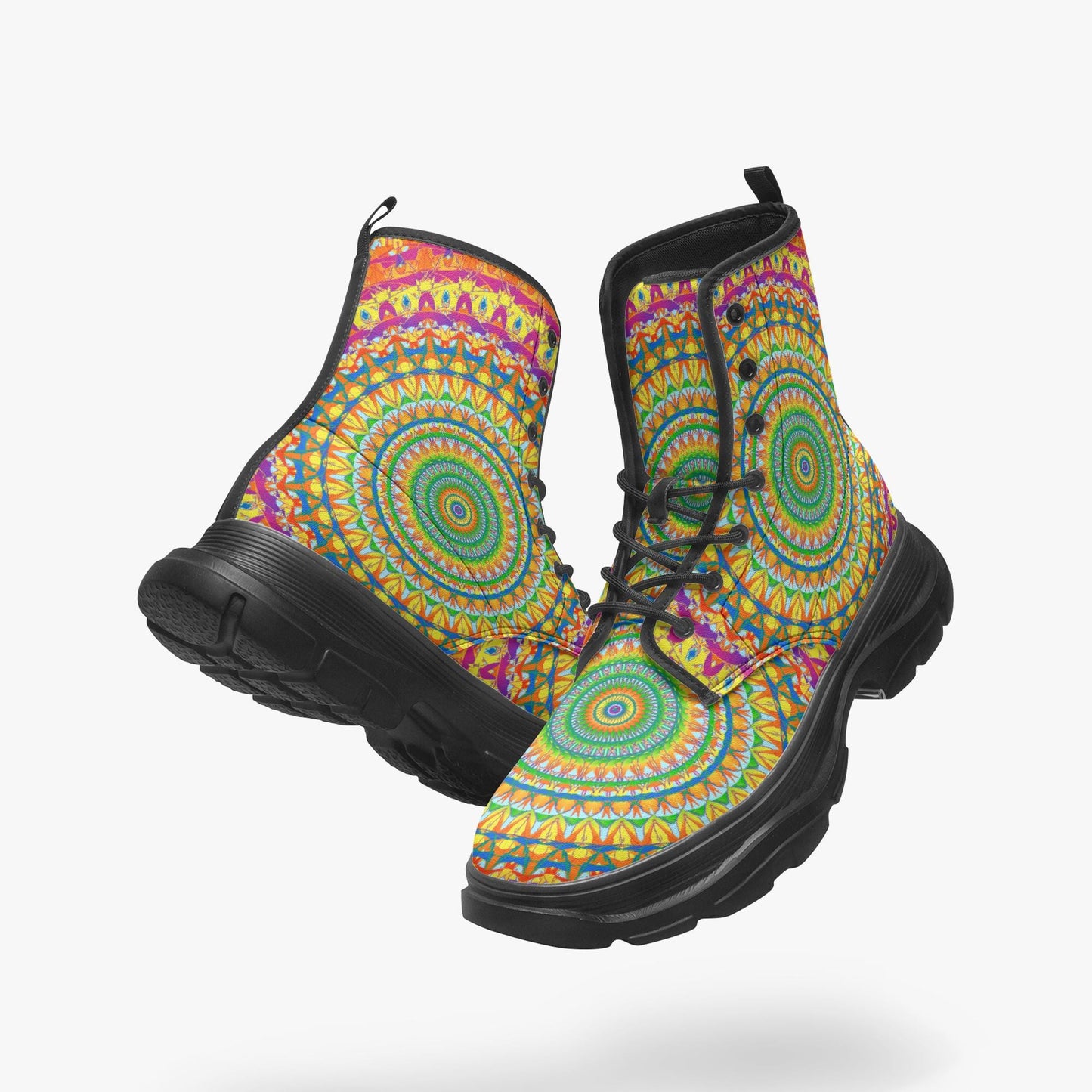Heavenly Stylish Casual Leather Chunky Boots