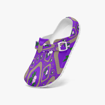 Purple Passion EVA Nurse Clogs