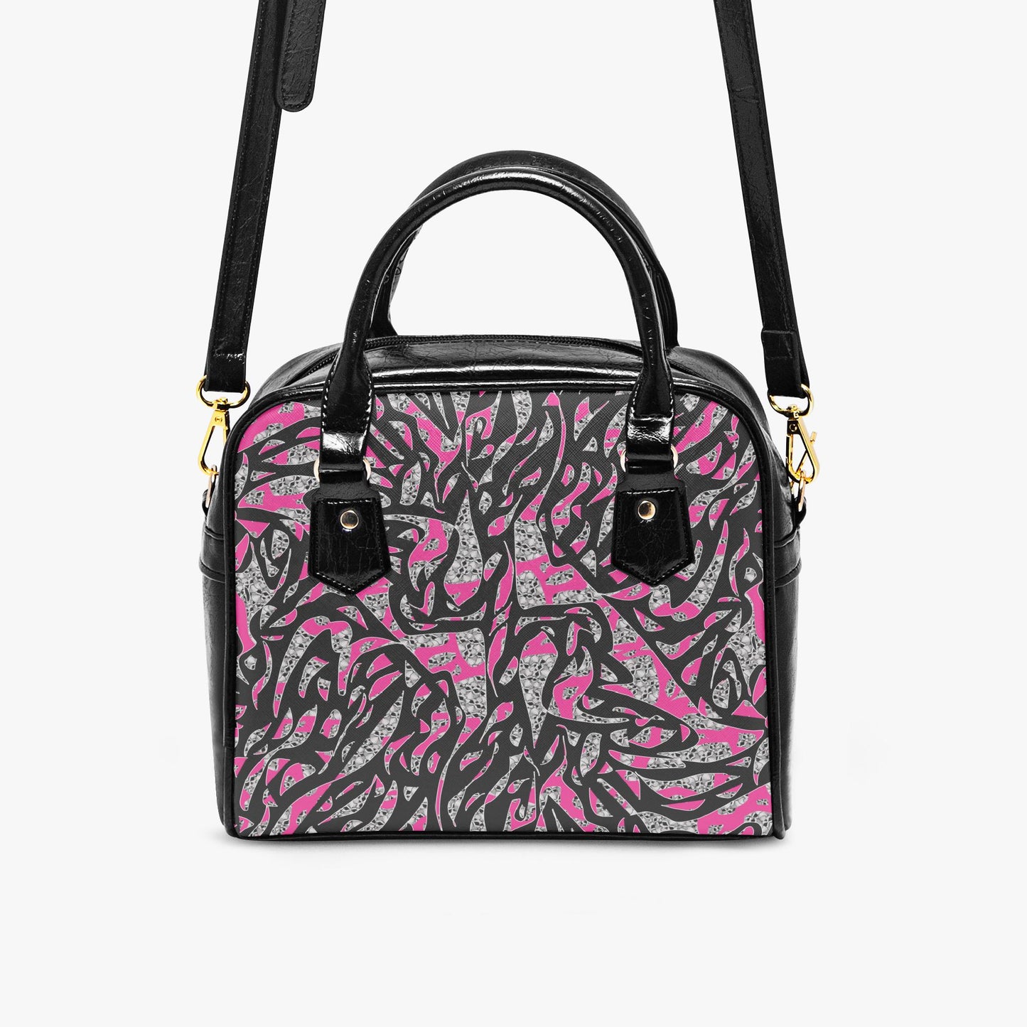 Skullfetti Casual Leather Saddle Bag