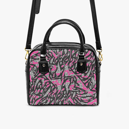Skullfetti Casual Leather Saddle Bag