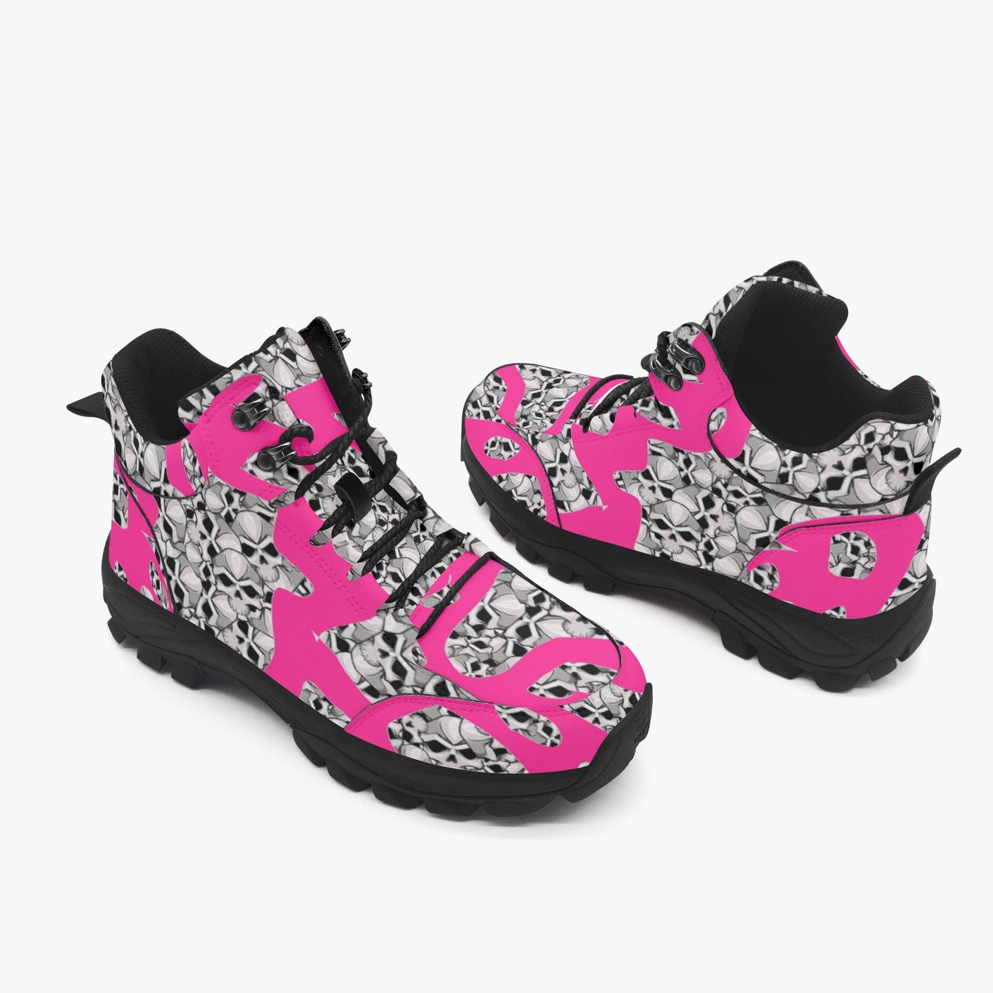 Skulls In Pink Unisex Classic Boots