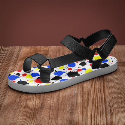 Paint Drip Casual Strappy Sandals