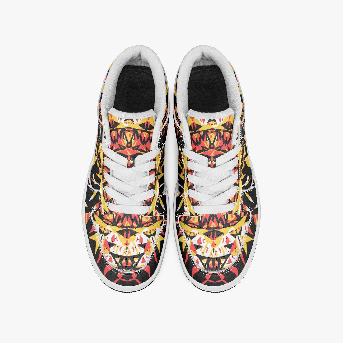 Grace Blossom Dunk Stylish Low-Top Leather Sneakers