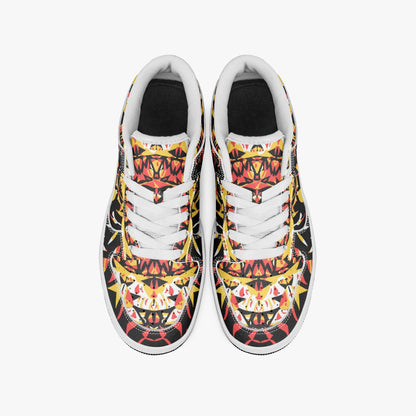 Grace Blossom Dunk Stylish Low-Top Leather Sneakers