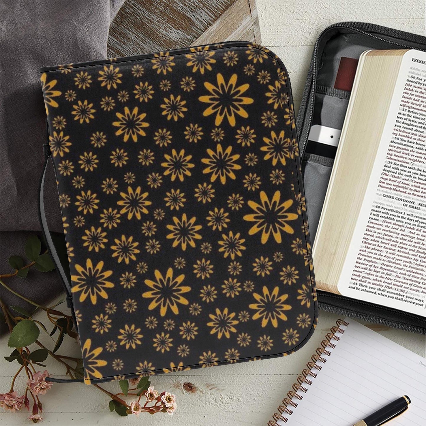 Flower Boomtelyah Bible Cover