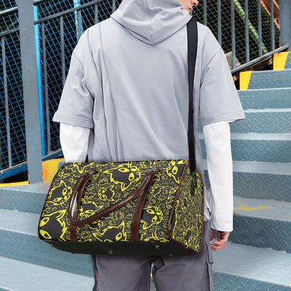 Black Yellow Mellow Duffle Bag