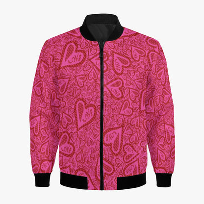 Hearts Of Love Women's Bomber Jacket