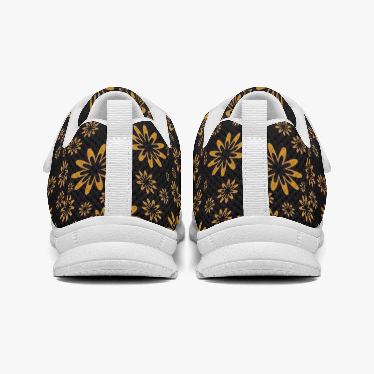 Flower Boomtelyah  Kids Lightweight Velcro Sneaker