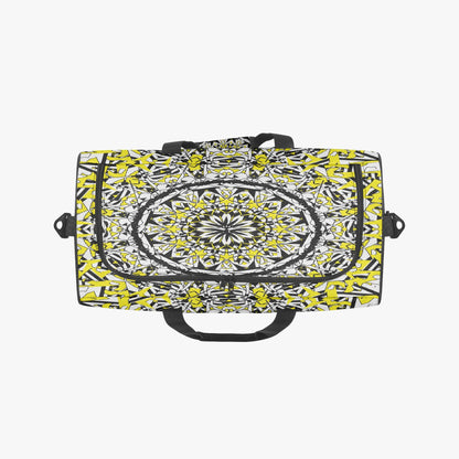 Flower Bloom In Yellow Duffel Bag
