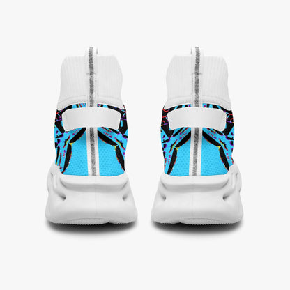 Galactic X High-top Bounce Mesh Knit Sneakers