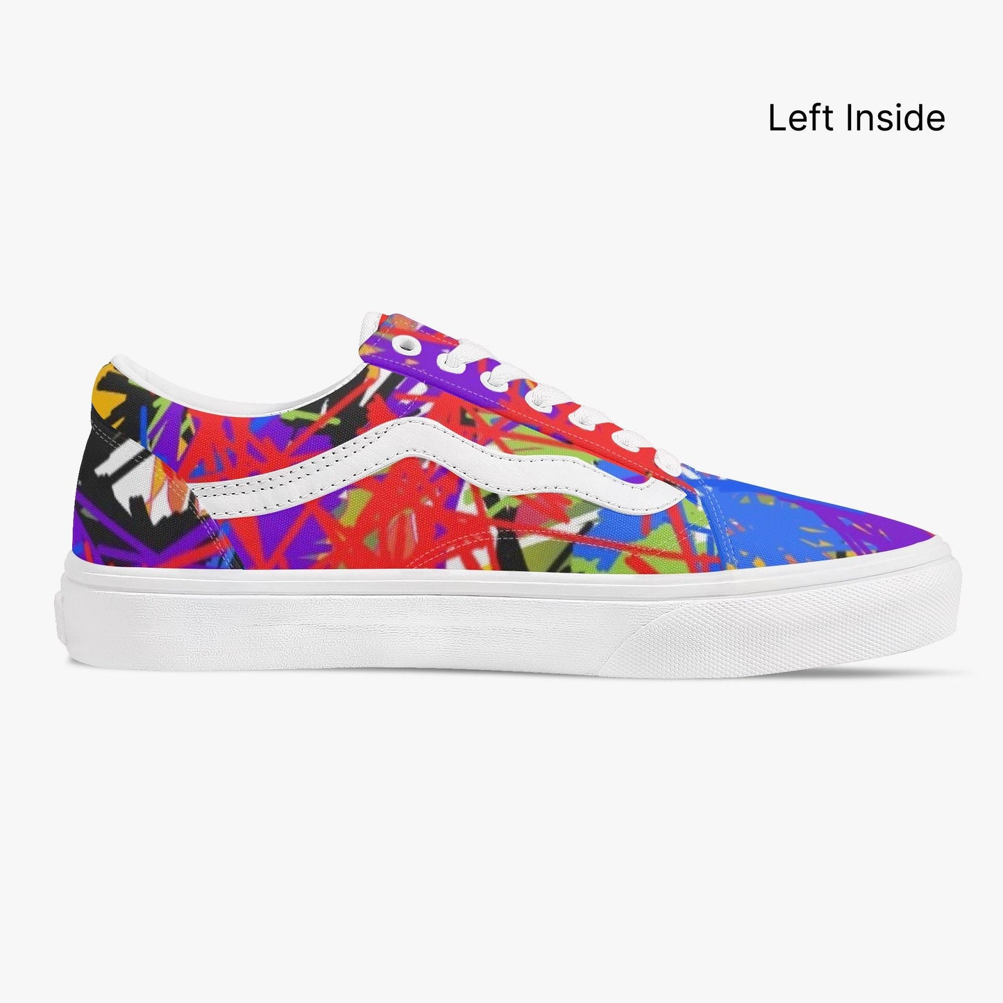 Splash Out Trendy Low-Top Canvas Sneakers