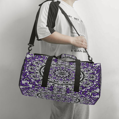 Purple Bloom Duffel Bag