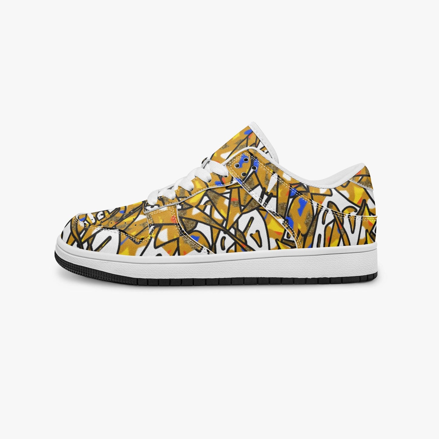 Light Seekers Dunk Stylish Low-Top Leather Sneakers