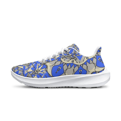 Blue Breeze Waving Running Shoes