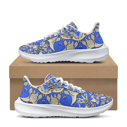 Blue Breeze Waving Running Shoes