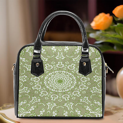 Green Sensation Casual Leather Saddle Bag
