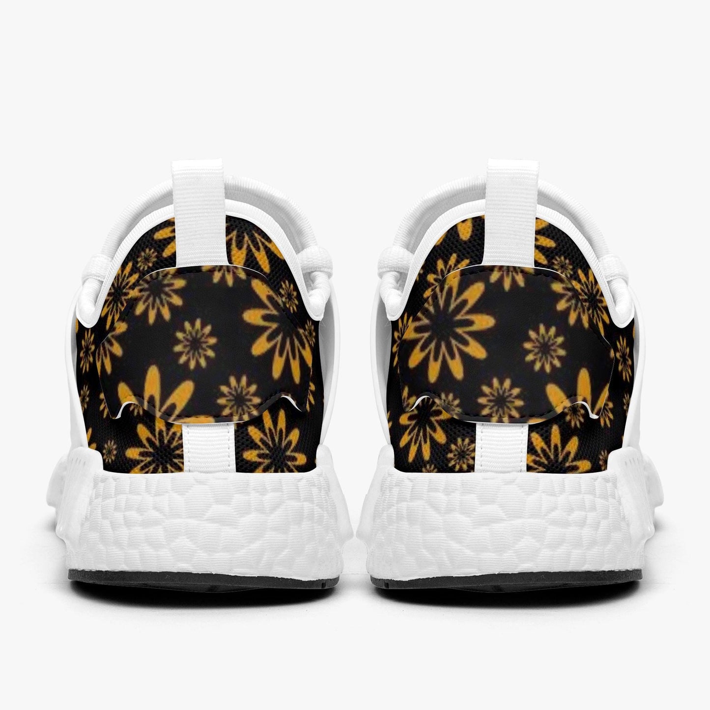 Flower Boomtelyah Lightweight Athletic Sneakers - Backstay Printable