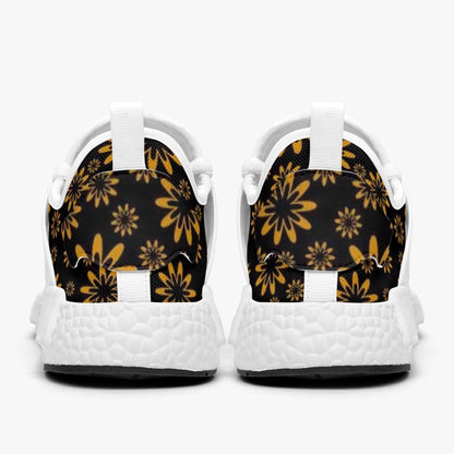 Flower Boomtelyah Lightweight Athletic Sneakers - Backstay Printable