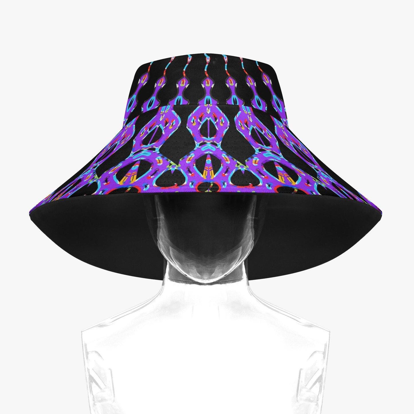 Web Wave In Purple Boonie Hat