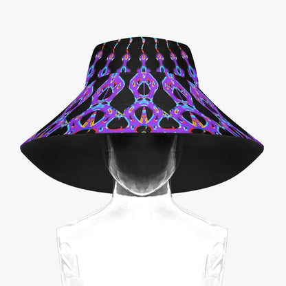 Web Wave In Purple Boonie Hat
