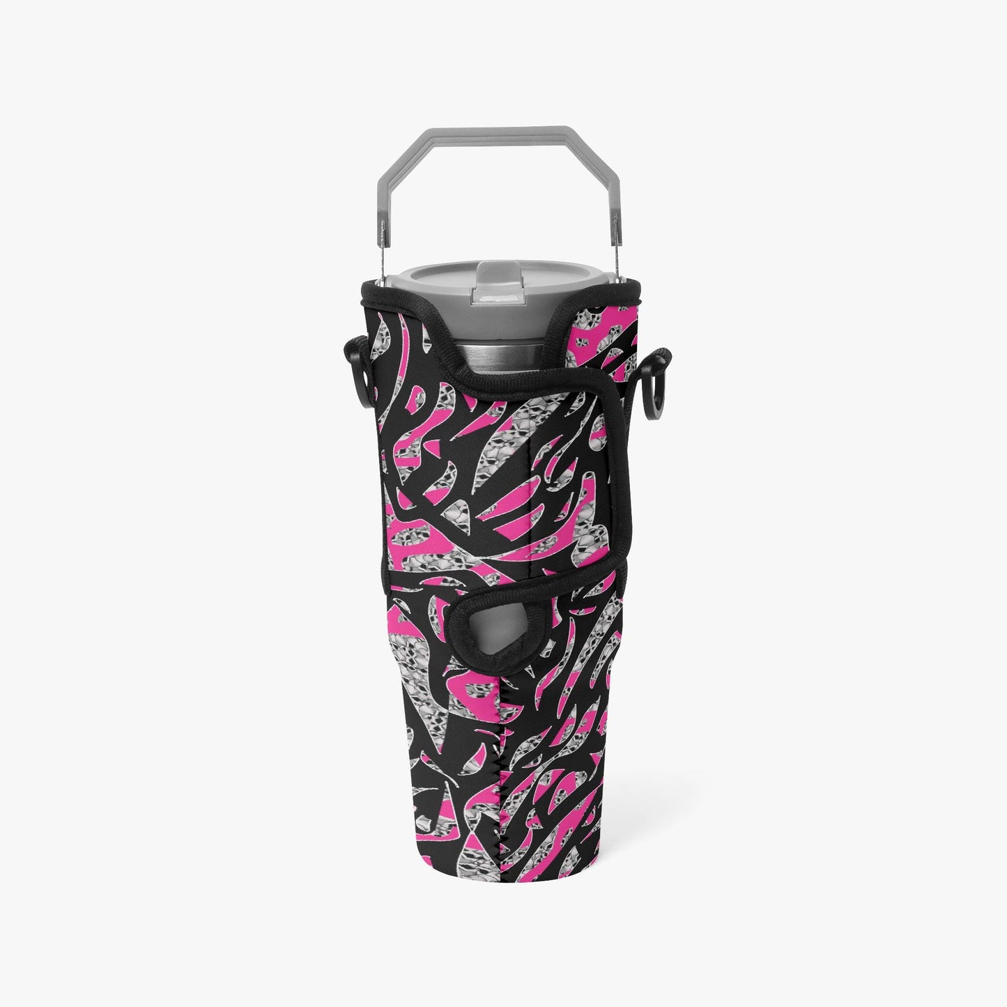 Skullfeti Tumbler Sleeve with Phone Holder