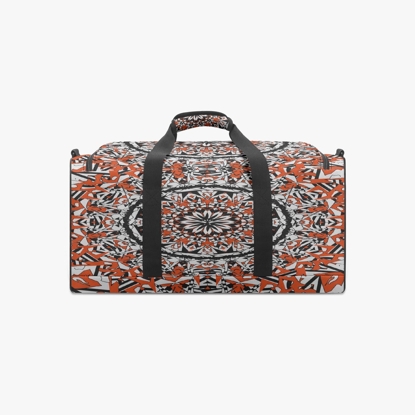Flower Bloom In Orange Duffel Bag
