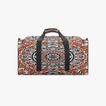 Flower Bloom In Orange Duffel Bag