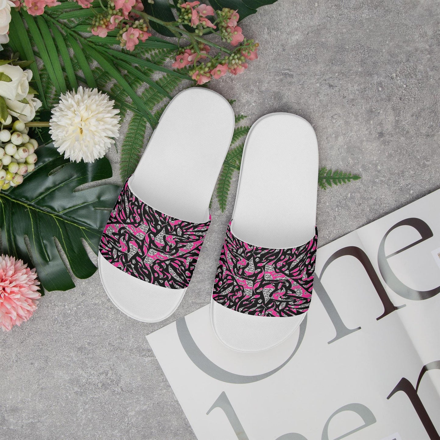 Skullfetti Home Slippers - White