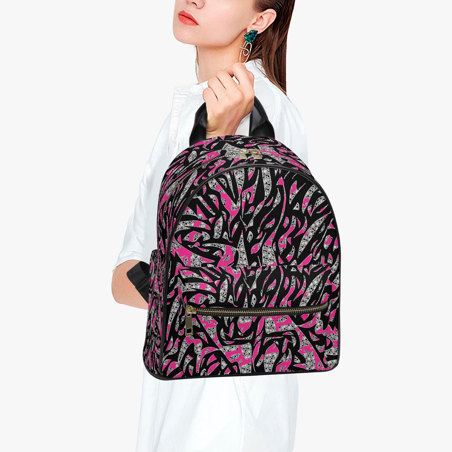 Skullfetti All Over Printed PU Backpack